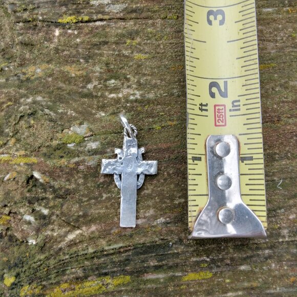 Horseshoe and Star Cross, Sterling Silver Southwest Cross by Cathy Dailey - Picture 4 of 5